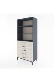 Hyperion Dolap 3 Raflı 5 Çekmeceli 88x44x195 - S60M100V4B