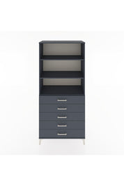 Hyperion Dolap 3 Raflı 5 Çekmeceli 88x44x195 - S60M100V5B