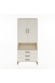 Hyperion Dolap 2 Raflı 3 Çekmeceli Tek Askılı 88x44x195 - S60M101V1B
