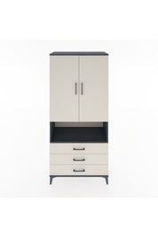 Hyperion Dolap 2 Raflı 3 Çekmeceli Tek Askılı 88x44x195 - S60M101V4B