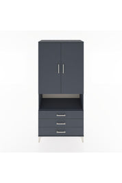 Hyperion Dolap 2 Raflı 3 Çekmeceli Tek Askılı 88x44x195 - S60M101V5B