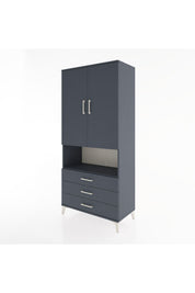 Hyperion Dolap 2 Raflı 3 Çekmeceli Tek Askılı 88x44x195 - S60M101V5B