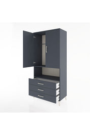 Hyperion Dolap 2 Raflı 3 Çekmeceli Tek Askılı 88x44x195 - S60M101V5B