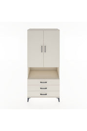 Hyperion Dolap 4 Raflı 3 Çekmeceli 2 Kapaklı 88x44x195 - S60M102V1B