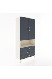 Hyperion Dolap 4 Raflı 3 Çekmeceli 2 Kapaklı 88x44x195 - S60M102V2B
