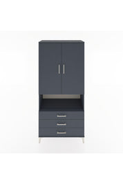 Hyperion Dolap 4 Raflı 3 Çekmeceli 2 Kapaklı 88x44x195 - S60M102V5B