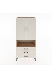Hyperion Dolap 4 Raflı 3 Çekmeceli 2 Kapaklı 88x44x195 - S60M102V7B