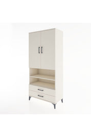 Hyperion Dolap 3 Raflı 2 Çekmeceli Tek Askılı 88x44x195 - S60M103V1B