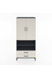 Hyperion Dolap 3 Raflı 2 Çekmeceli Tek Askılı 88x44x195 - S60M103V4B