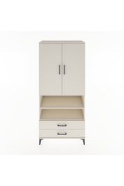 Hyperion Dolap 5 Raflı 2 Çekmeceli 2 Kapaklı 88x44x195 - S60M104V1B