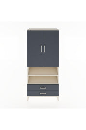 Hyperion Dolap 5 Raflı 2 Çekmeceli 2 Kapaklı 88x44x195 - S60M104V2B
