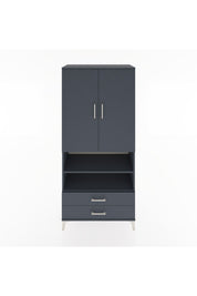 Hyperion Dolap 5 Raflı 2 Çekmeceli 2 Kapaklı 88x44x195 - S60M104V5B