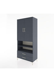 Hyperion Dolap 5 Raflı 2 Çekmeceli 2 Kapaklı 88x44x195 - S60M104V5B