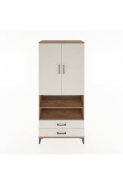 Hyperion Dolap 5 Raflı 2 Çekmeceli 2 Kapaklı 88x44x195 - S60M104V7B