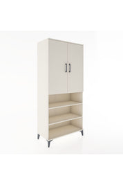 Hyperion Dolap 4 Raflı 2 Kapaklı Tek Askılı 88x44x195 - S60M105V1B