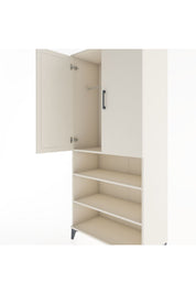 Hyperion Dolap 4 Raflı 2 Kapaklı Tek Askılı 88x44x195 - S60M105V1B