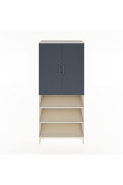 Hyperion Dolap 4 Raflı 2 Kapaklı Tek Askılı 88x44x195 - S60M105V2B