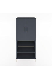 Hyperion Dolap 4 Raflı 2 Kapaklı Tek Askılı 88x44x195 - S60M105V5B