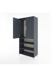 Hyperion Dolap 4 Raflı 2 Kapaklı Tek Askılı 88x44x195 - S60M105V5B