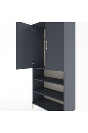 Hyperion Dolap 4 Raflı 2 Kapaklı Tek Askılı 88x44x195 - S60M105V5B