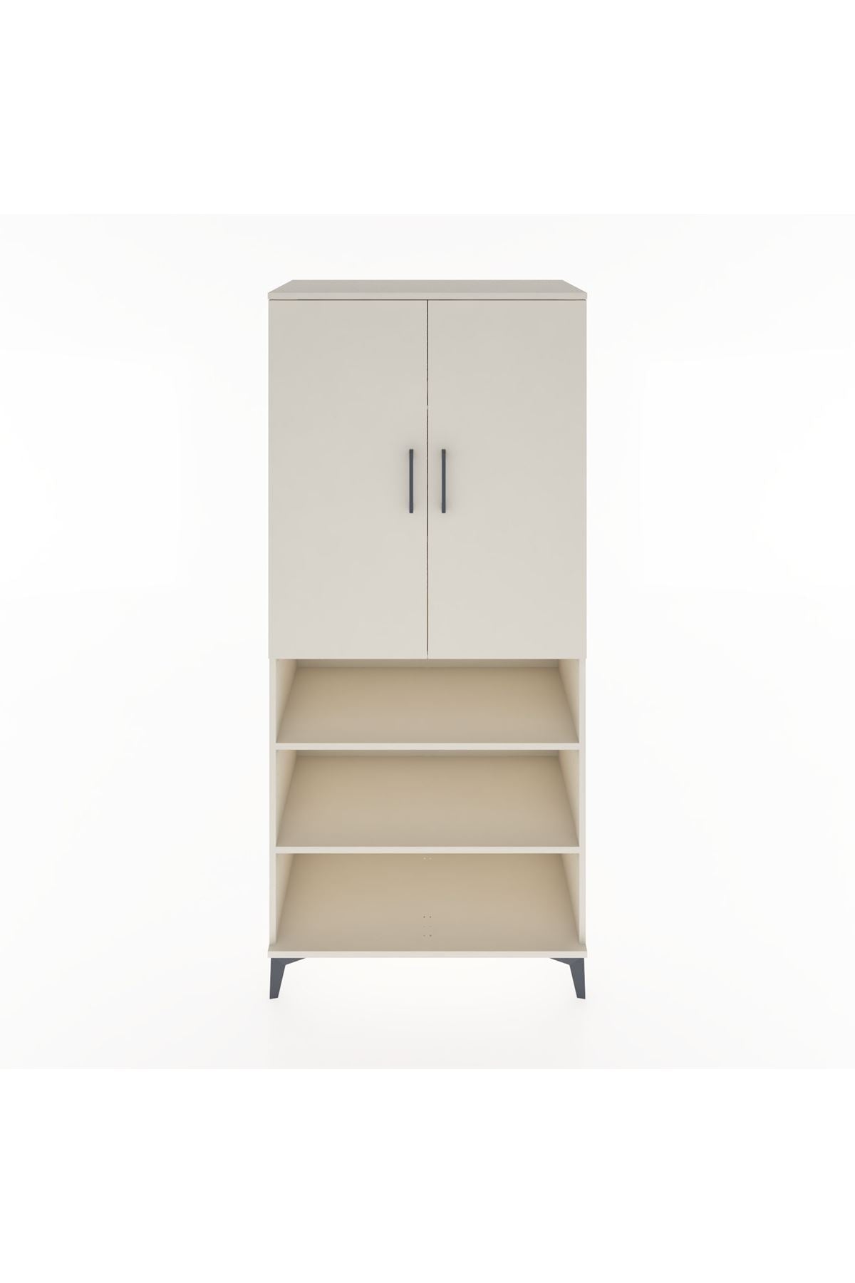 Hyperion Dolap 5 Raflı 2 Kapaklı 88x44x195 - S60M106V1B
