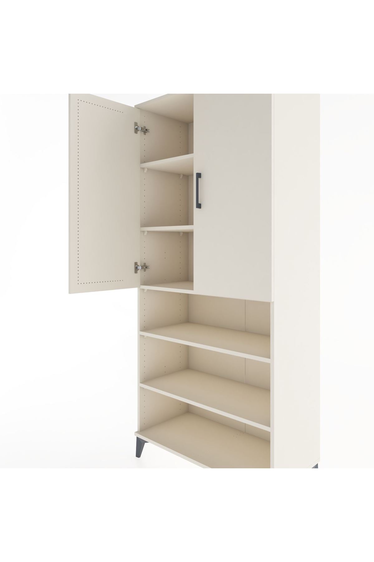 Hyperion Dolap 5 Raflı 2 Kapaklı 88x44x195 - S60M106V1B