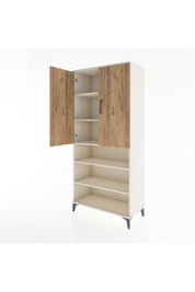 Hyperion Dolap 5 Raflı 2 Kapaklı 88x44x195 - S60M106V3B