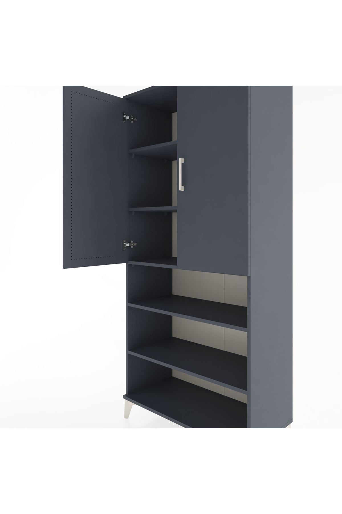 Hyperion Dolap 5 Raflı 2 Kapaklı 88x44x195 - S60M106V5B