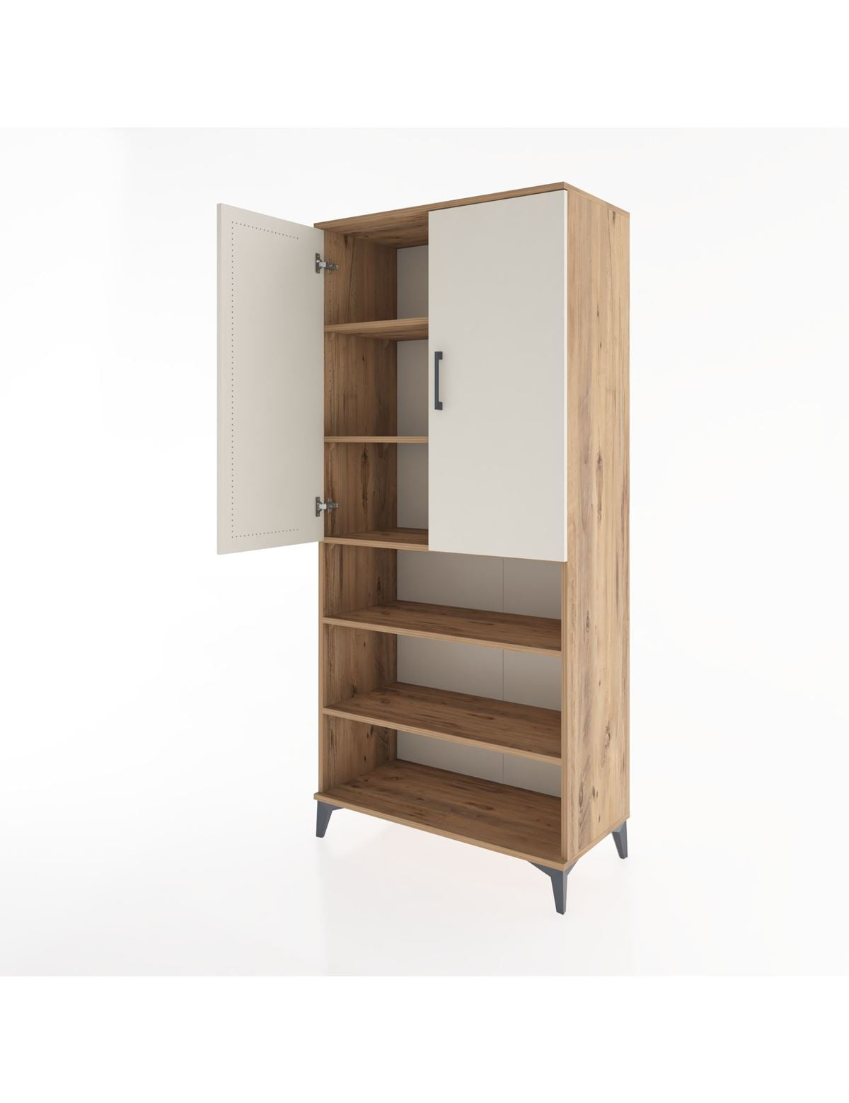 Hyperion Dolap 5 Raflı 2 Kapaklı 88x44x195 - S60M106V7B