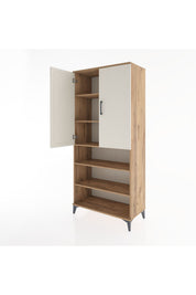 Hyperion Dolap 5 Raflı 2 Kapaklı 88x44x195 - S60M106V7B