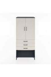 Hyperion Dolap Tek Raflı 3 Çekmeceli Tek Askılı 88x44x195 - S60M107V4B