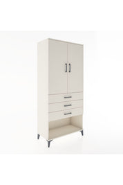 Hyperion Dolap 3 Raflı 3 Çekmeceli 2 Kapaklı 88x44x195 - S60M108V1B