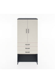 Hyperion Dolap 3 Raflı 3 Çekmeceli 2 Kapaklı 88x44x195 - S60M108V4B