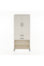 Hyperion Dolap 2 Raflı 2 Çekmeceli Tek Askılı 88x44x195 - S60M109V1B
