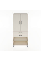 Hyperion Dolap 2 Raflı 2 Çekmeceli Tek Askılı 88x44x195