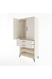 Hyperion Dolap 2 Raflı 2 Çekmeceli Tek Askılı 88x44x195 - S60M109V1B