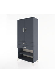 Hyperion Dolap 2 Raflı 2 Çekmeceli Tek Askılı 88x44x195 - S60M109V5B