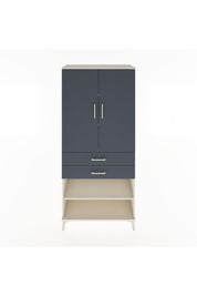 Hyperion Dolap 4 Raflı 2 Çekmeceli 2 Kapaklı 88x44x195 - S60M110V2B