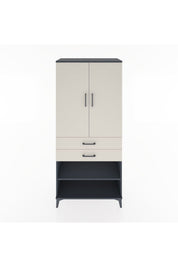 Hyperion Dolap 4 Raflı 2 Çekmeceli 2 Kapaklı 88x44x195 - S60M110V4B