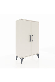Arges Komodin 2 Raflı 2 Kapaklı 60x30x106 - S15M003V1A