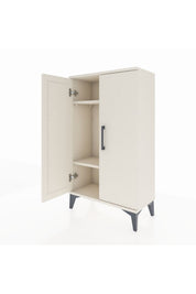 Arges Komodin 2 Raflı 2 Kapaklı 60x30x106 - S15M003V1A