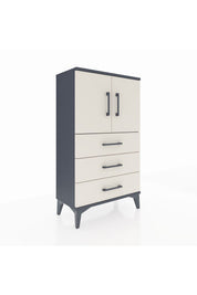 Arges Komodin 2 Raflı 3 Çekmeceli 2 Kapaklı 60x30x106 - S15M008V4A