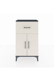Arges Komodin Tek Raflı Tek Çekmeceli 2 Kapaklı 60x30x106 - S15M010V4A