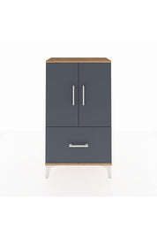 Arges Komodin 2 Raflı Tek Çekmeceli 2 Kapaklı 60x30x106 - S15M011V8A