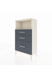 Arges Komodin Tek Raflı 3 Çekmeceli 60x30x106 - S15M014V2A