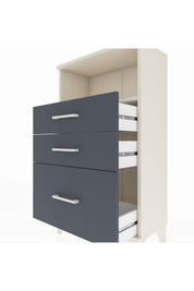 Arges Komodin Tek Raflı 3 Çekmeceli 60x30x106 - S15M014V2A