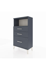 Arges Komodin Tek Raflı 3 Çekmeceli 60x30x106 - S15M014V5A