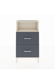 Arges Komodin Tek Raflı 2 Çekmeceli 60x30x106 - S15M015V2A