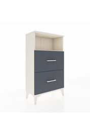 Arges Komodin Tek Raflı 2 Çekmeceli 60x30x106 - S15M015V2A