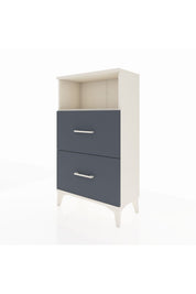 Arges Komodin Tek Raflı 2 Çekmeceli 60x30x106 - S15M015V2A
